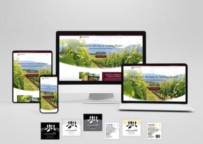 Four Shadows Vineyard & Winery Website and Labels